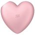 Satisfyer Cutie Heart - lufttryck klitorisstimulator uppladdningsbar rosa