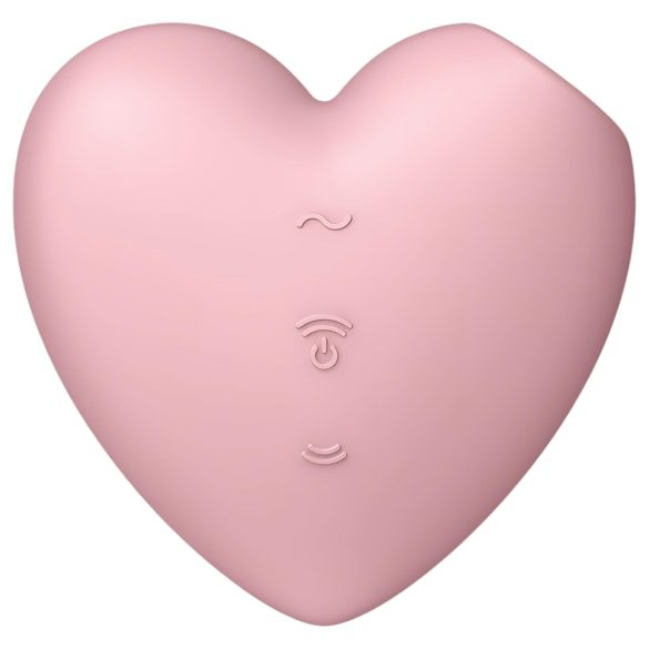 Satisfyer Cutie Heart - lufttryck klitorisstimulator uppladdningsbar rosa