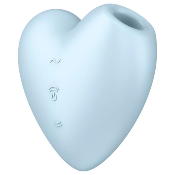 Satisfyer Cutie Heart - Uppladdningsbar Luftvibrator för Klitoris (Blå)