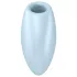 Satisfyer Cutie Heart - lufttrycksvibrator för klitoris - uppladdningsbar - blå