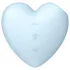 Satisfyer Cutie Heart - lufttrycksvibrator för klitoris - uppladdningsbar - blå