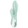 Satisfyer Air Pump Bunny 5 - Appstyrd uppblåsbar vibrator (mint)