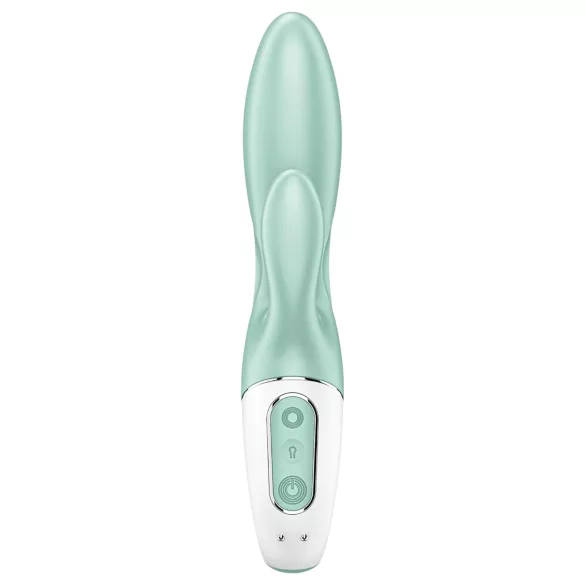 Satisfyer Air Pump Bunny 5 - Appstyrd uppblåsbar vibrator (mint)