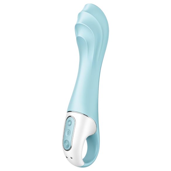 Satisfyer - lufttrycksvibrator - pumpbar smart vibrator - blå