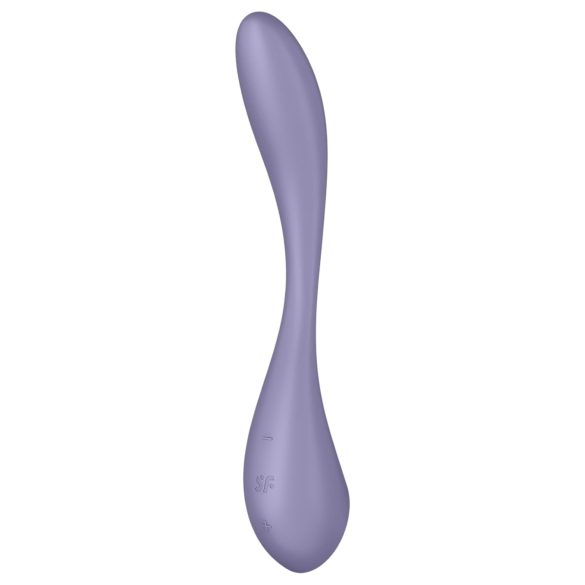 Satisfyer - G-punktsvibrator böjbar - smart funktion - lila