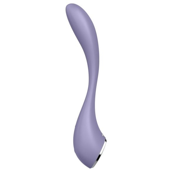 Satisfyer - G-punktsvibrator böjbar - smart funktion - lila