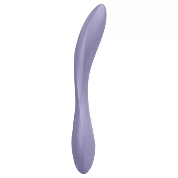 Satisfyer - G-punkt vibrator - böjbar, uppladdningsbar, vattentät - lila