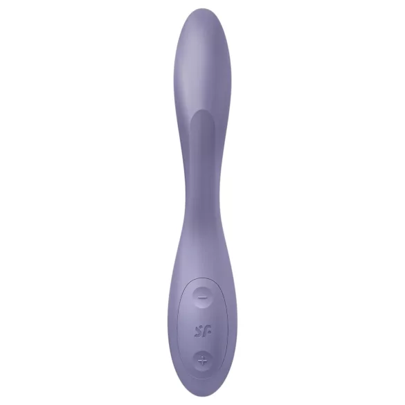 Satisfyer - G-punkt vibrator - böjbar, uppladdningsbar, vattentät - lila