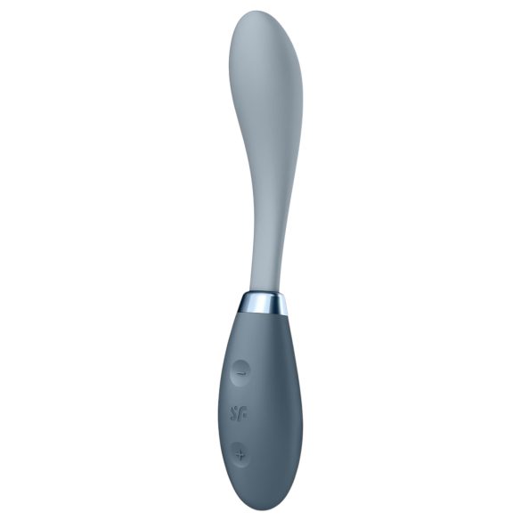 Satisfyer - G-punkt vibrator - böjbar - uppladdningsbar - grå