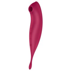   Satisfyer Twirling Pro - klitorisstimulator vibrator 2-i-1 - röd