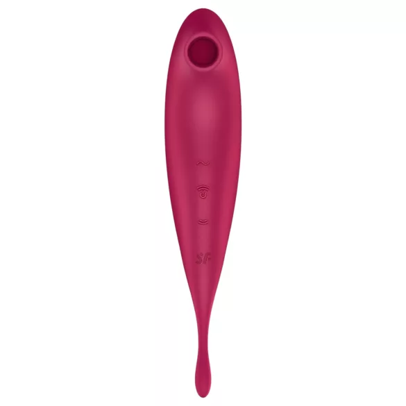 Satisfyer Twirling Pro - appstyrd klitorisstimulator (röd)