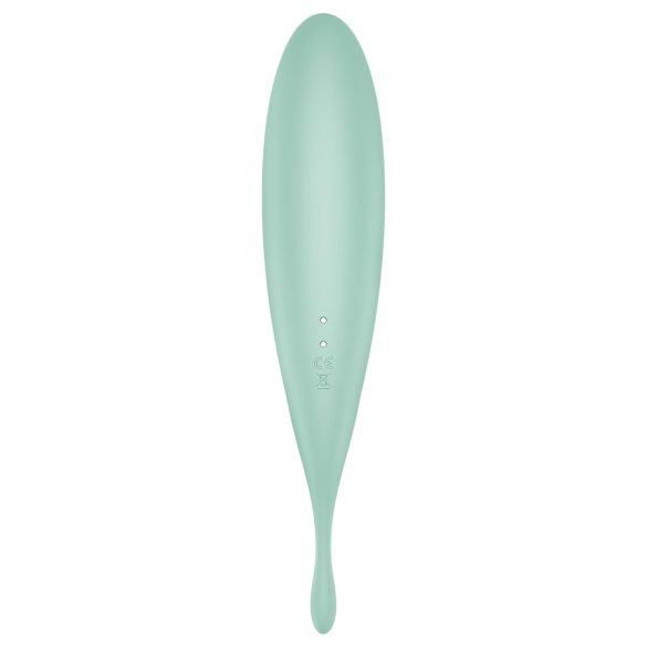 Satisfyer Twirling Pro - klitorisstimulator och vibrator - 2i1 - mintgrön