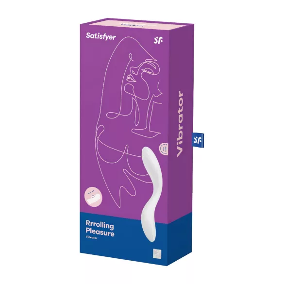 Satisfyer Rrrolling - G-punktsvibrator med rullande kulor - vit