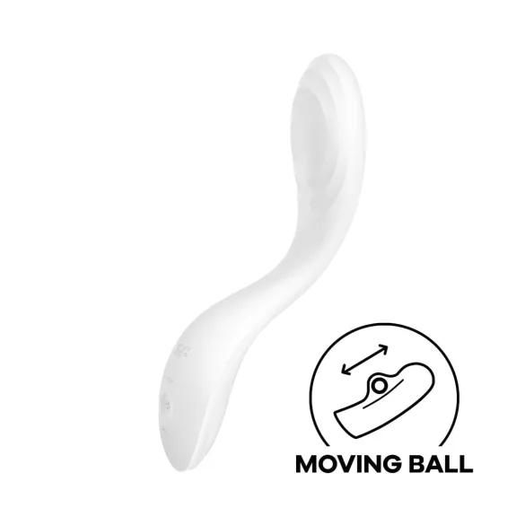 Satisfyer Rrrolling - G-punktsvibrator med rullande kulor - vit