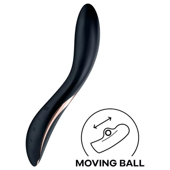 Satisfyer Rrrolling - G-punktsvibrator med rörliga kulor (svart)