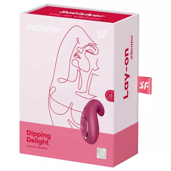 Satisfyer - klitorisvibrator uppladdningsbar - röd