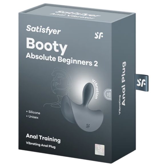 Satisfyer - analvibrator för nybörjare - 2 pack - grå