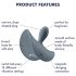 Satisfyer Booty Absolute Beginners 2 - anal vibrator (grå)