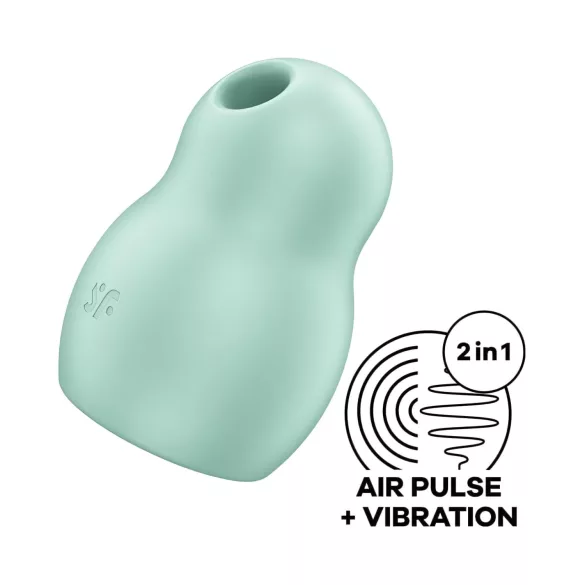 Satisfyer Pro To Go 1 - lufttryck vibrator för klitoris - uppladdningsbar mint