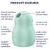 Satisfyer Pro To Go 1 - uppladdningsbar luftimpulsvibrator (mint)