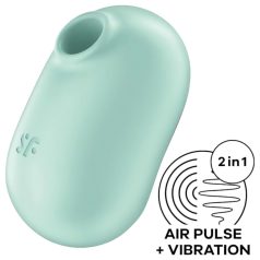   Satisfyer Pro To Go 2 - lufttryck klitorisstimulator - uppladdningsbar - mint