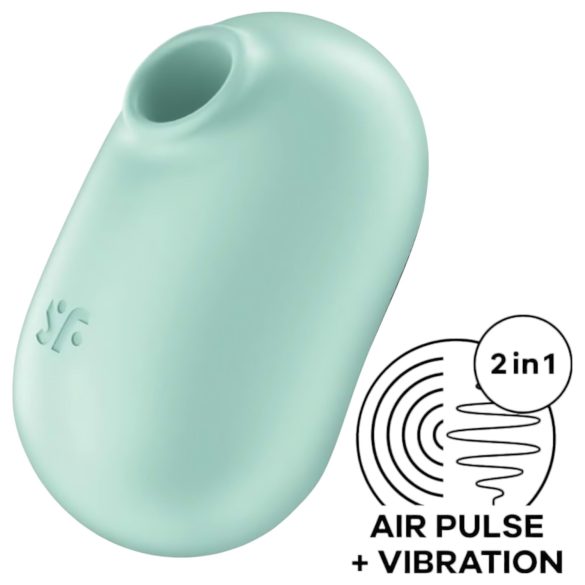 Satisfyer Pro To Go 2 - Uppladdningsbar klitorisstimulator med luftvågor (mint)