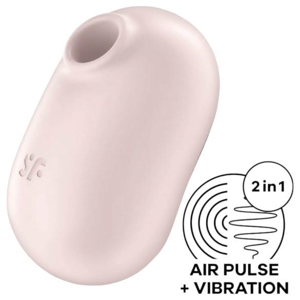 Satisfyer Pro To Go 2 - luftvågsklitorisstimulator (beige)