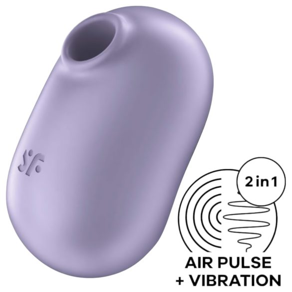 Satisfyer Pro To Go 2 - uppladdbar klitorisstimulator med luftvågor (lila)