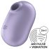 Satisfyer Pro To Go 2 - uppladdbar klitorisstimulator med luftvågor (lila)