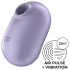 Satisfyer Pro To Go 2 - lufttryck vibrator för klitoris - uppladdningsbar - lila