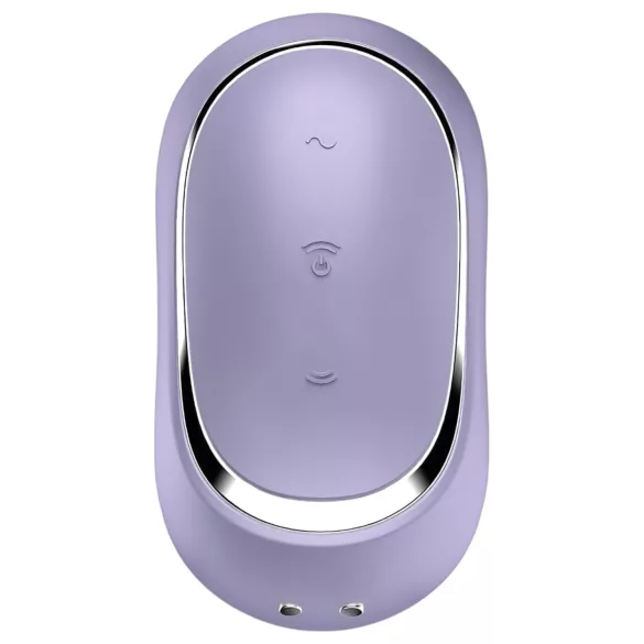 Satisfyer Pro To Go 2 - lufttryck vibrator för klitoris - uppladdningsbar - lila
