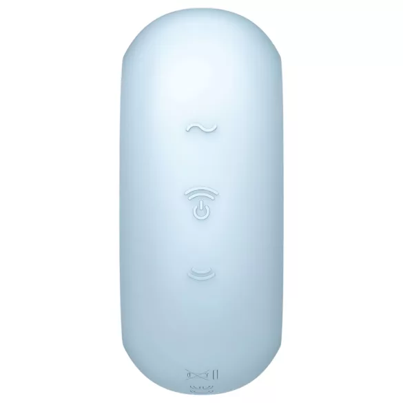 Satisfyer Pro To Go 3 - lufttryck vibrator för klitoris - uppladdningsbar blå