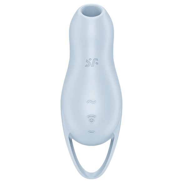 Satisfyer Pocket Pro 1 - lufttryck vibrator för klitoris - blå
