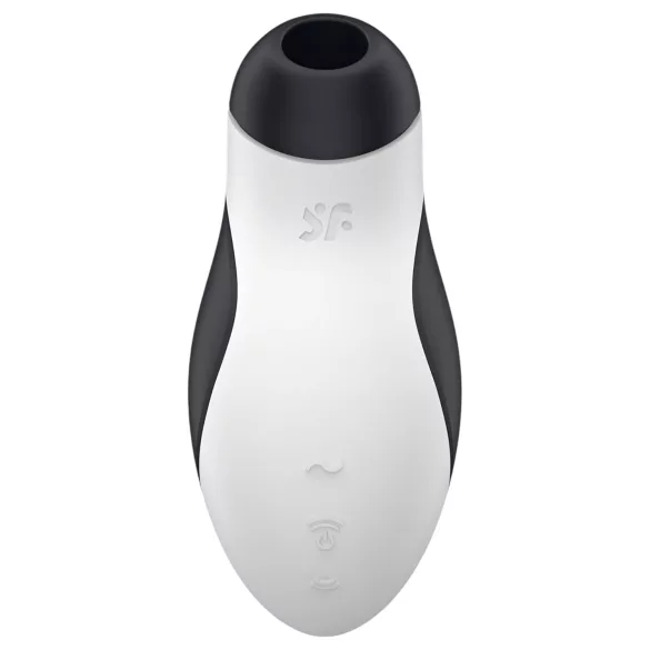 Satisfyer Orca - lufttrycksvibrator för klitoris - vattentät - svart/vit