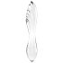Satisfyer Dazzling Crystal 1 - Dubbeländad glasdildo (transparent)
