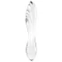 Satisfyer Dazzling Crystal 1 - dubbeländad glasdildo - transparent