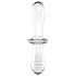 Satisfyer - dubbeldildo glas - transparent