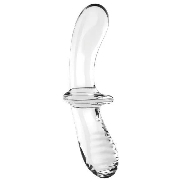 Satisfyer - dubbeldildo glas - transparent