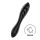 Satisfyer Dazzling Crystal 1 - Dubbel glassdildo (svart)