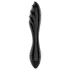 Satisfyer Dazzling Crystal 1 - dubbelsidig glasdildo - svart