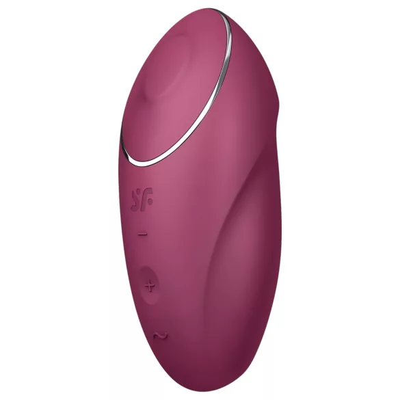 Satisfyer Tap & Climax 1 - vibrator och klitorisstimulator - 2-i-1 - röd