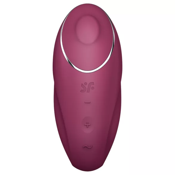 Satisfyer Tap & Climax 1 - vibrator och klitorisstimulator - 2-i-1 - röd