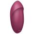 Satisfyer Tap & Climax 1 - 2-i-1 vibrator och klitorisstimulator (röd)