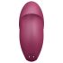 Satisfyer Tap & Climax 1 - 2-i-1 vibrator och klitorisstimulator (röd)