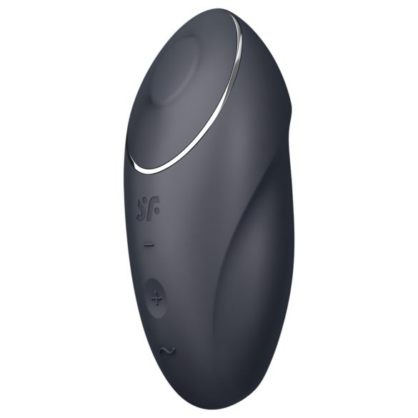 Satisfyer Tap & Climax 1 - 2-i-1 klitorisvibrator (svart)