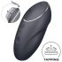 Satisfyer Tap & Climax 1 - 2-i-1 klitorisvibrator (svart)