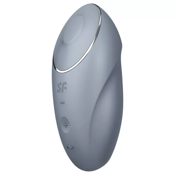 Satisfyer - 2-i-1 klitorisstimulator vibrator - grå