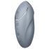 Satisfyer Tap & Climax 1 - 2-i-1 klitorisvibrator (grå)