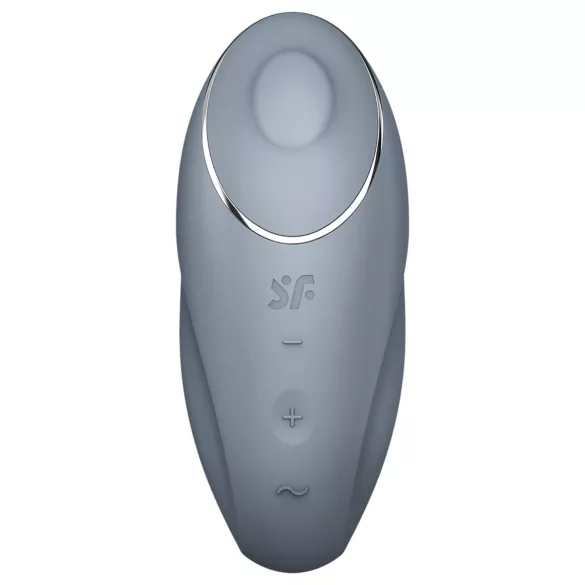 Satisfyer - 2-i-1 klitorisstimulator vibrator - grå