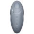 Satisfyer Tap & Climax 1 - 2-i-1 klitorisvibrator (grå)